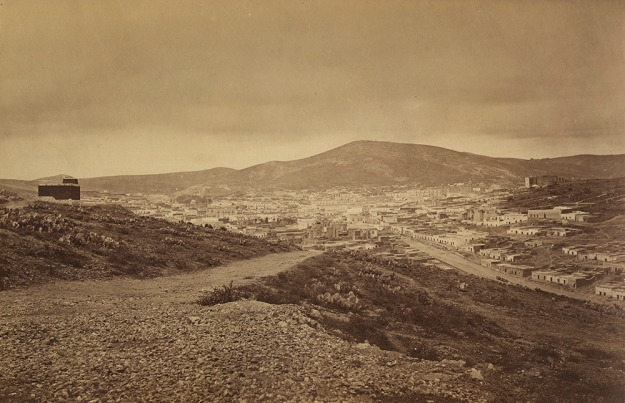 Vista de Zacatecas, Mexico, en el siglo XIX.