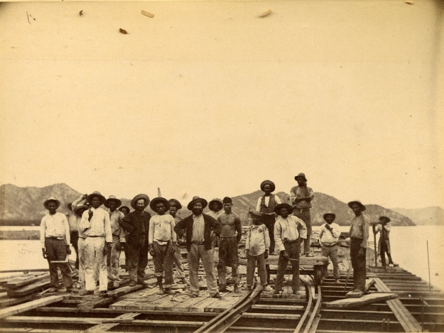 Construction of the Wharf at Guanta, Anzoategui, 1890